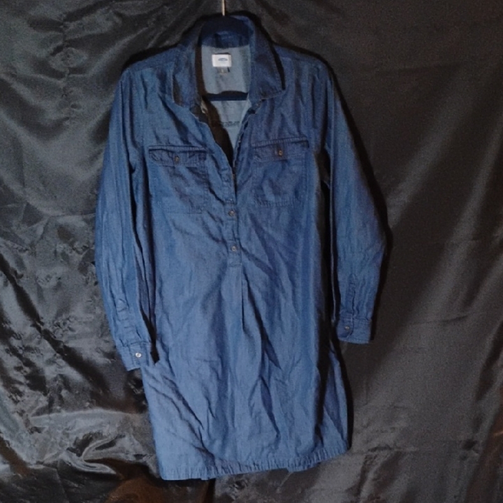 Old Navy Blue Denim Dress